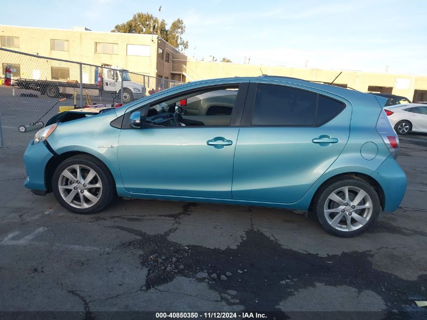 VIN JTDKDTB34E1072181 2014 Toyota Prius, C One no.14