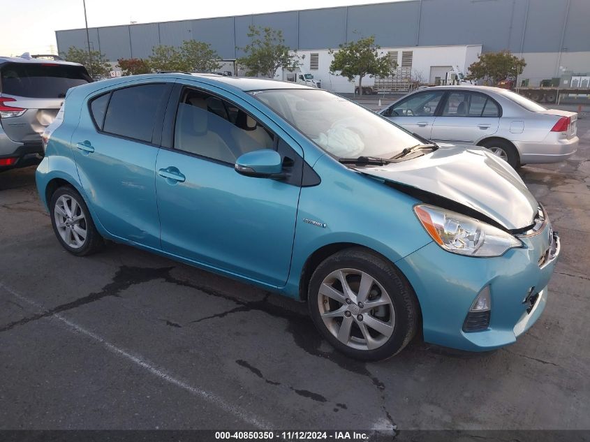 VIN JTDKDTB34E1072181 2014 Toyota Prius, C One no.1