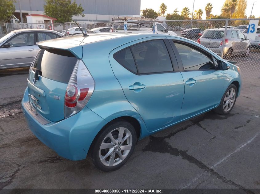 VIN JTDKDTB34E1072181 2014 Toyota Prius, C One no.4