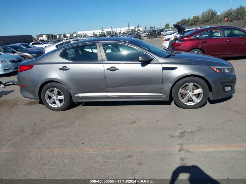 2015 Kia Optima Lx VIN: 5XXGM4A72FG468664 Lot: 40850355