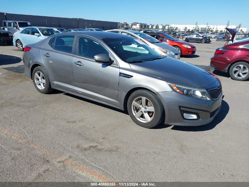 VIN 5XXGM4A72FG468664 2015 KIA Optima, LX no.1