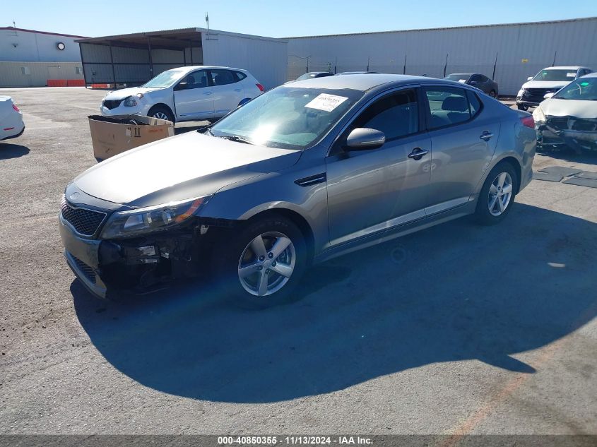 VIN 5XXGM4A72FG468664 2015 KIA Optima, LX no.2