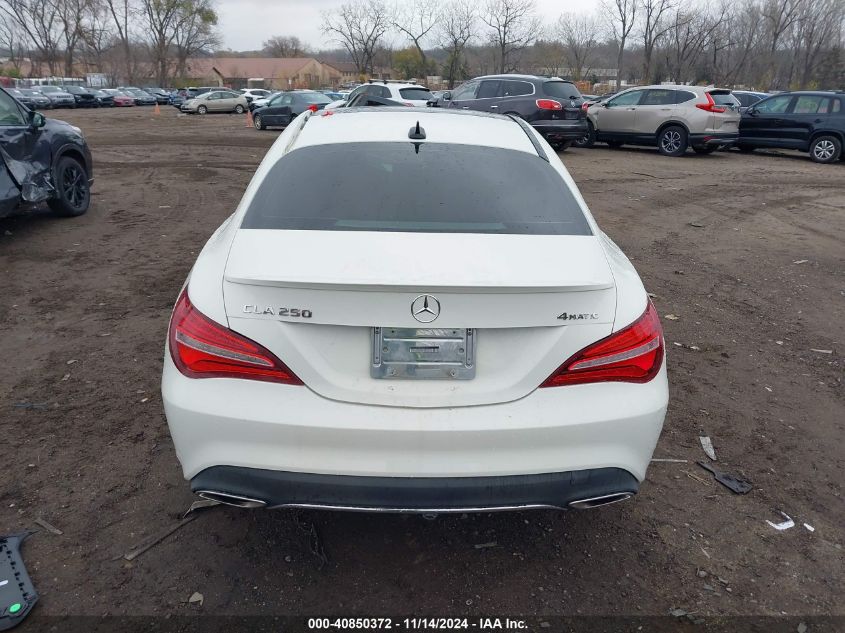 2018 Mercedes-Benz Cla 250 4Matic VIN: WDDSJ4GB8JN528707 Lot: 40850372