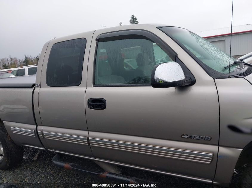 1999 Chevrolet Silverado 1500 Ls VIN: 01GCEK19TXE156228 Lot: 40850391