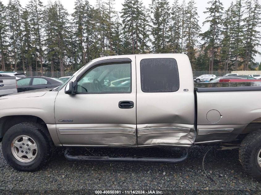 1999 Chevrolet Silverado 1500 Ls VIN: 01GCEK19TXE156228 Lot: 40850391