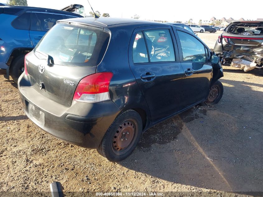 2010 Toyota Yaris VIN: JTDKT4K3XA5292971 Lot: 40850394