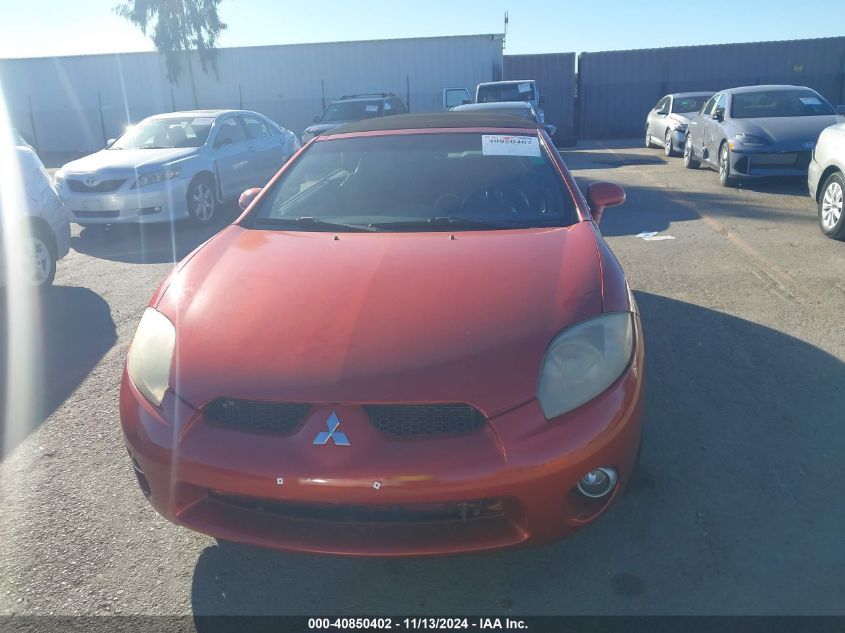 2007 Mitsubishi Eclipse Spyder Gt VIN: 4A3AL35T47E035165 Lot: 40850402