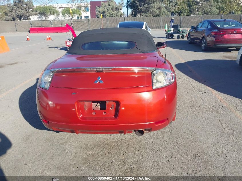 2007 Mitsubishi Eclipse Spyder Gt VIN: 4A3AL35T47E035165 Lot: 40850402