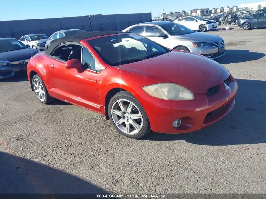 2007 Mitsubishi Eclipse Spyder Gt VIN: 4A3AL35T47E035165 Lot: 40850402