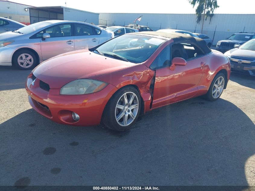 2007 Mitsubishi Eclipse Spyder Gt VIN: 4A3AL35T47E035165 Lot: 40850402