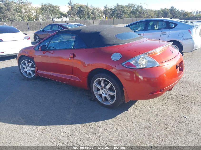 2007 Mitsubishi Eclipse Spyder Gt VIN: 4A3AL35T47E035165 Lot: 40850402