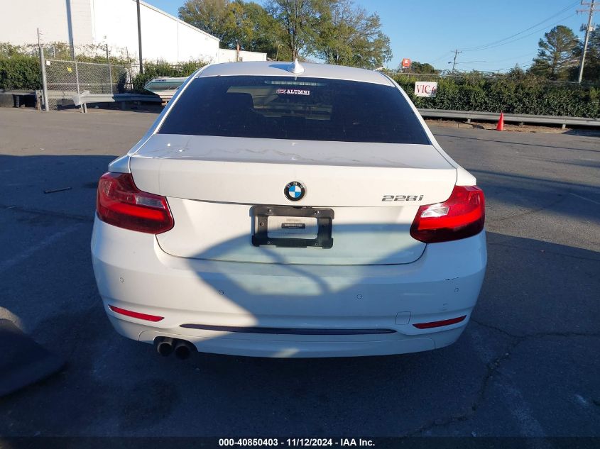 2015 BMW 228I VIN: WBA1F5C53FV257279 Lot: 40850403