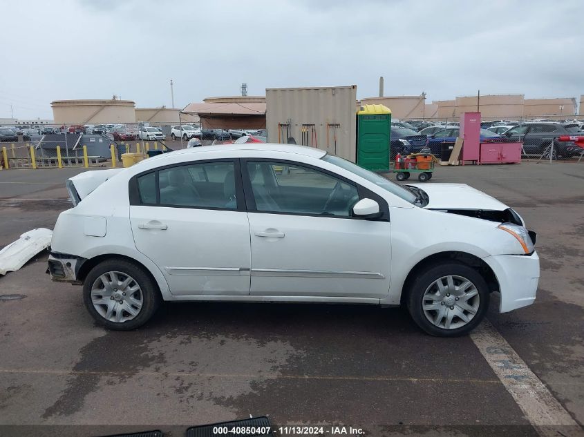 2010 Nissan Sentra 2.0S VIN: 3N1AB6AP2AL662019 Lot: 40850407