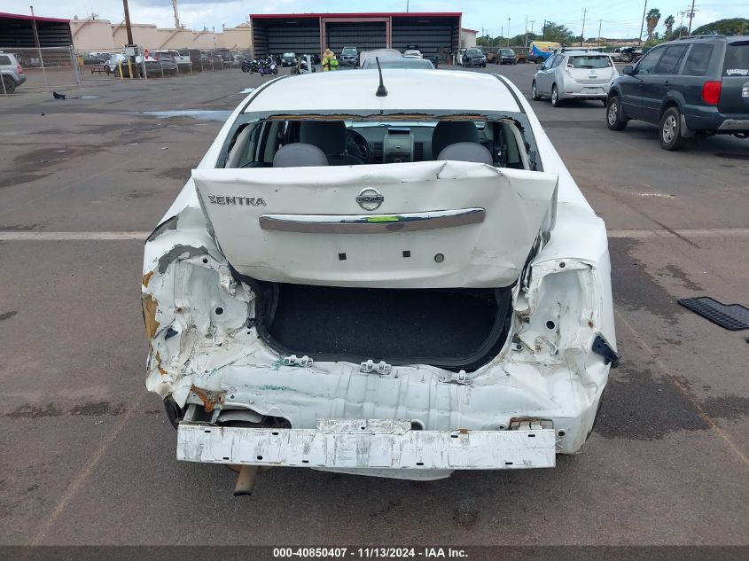 2010 Nissan Sentra 2.0S VIN: 3N1AB6AP2AL662019 Lot: 40850407