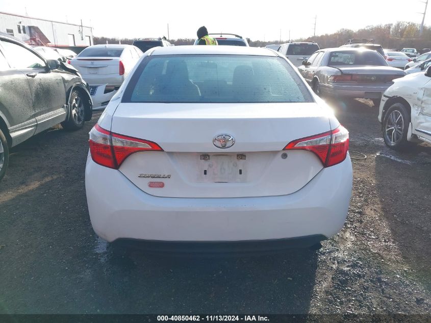 2016 Toyota Corolla L VIN: 5YFBURHE8GP402740 Lot: 40850462