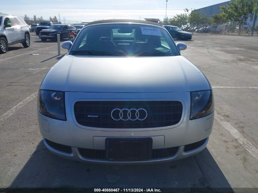 2004 Audi Tt 1.8L VIN: TRUUT28N041018489 Lot: 40850467