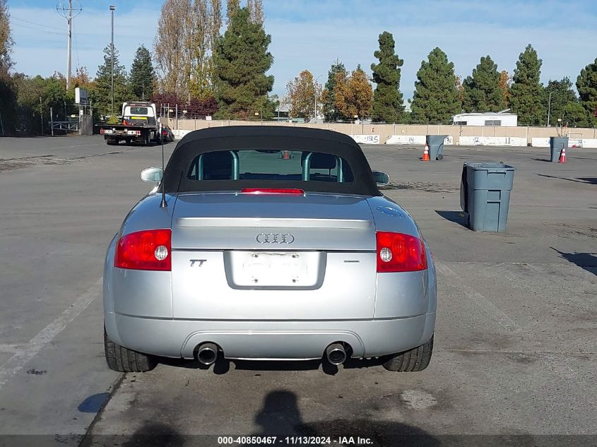 2004 Audi Tt 1.8L VIN: TRUUT28N041018489 Lot: 40850467