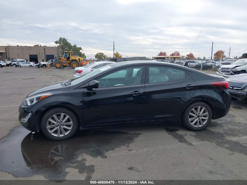 2015 Hyundai Elantra Se VIN: 5NPDH4AE9FH568674 Lot: 40850470