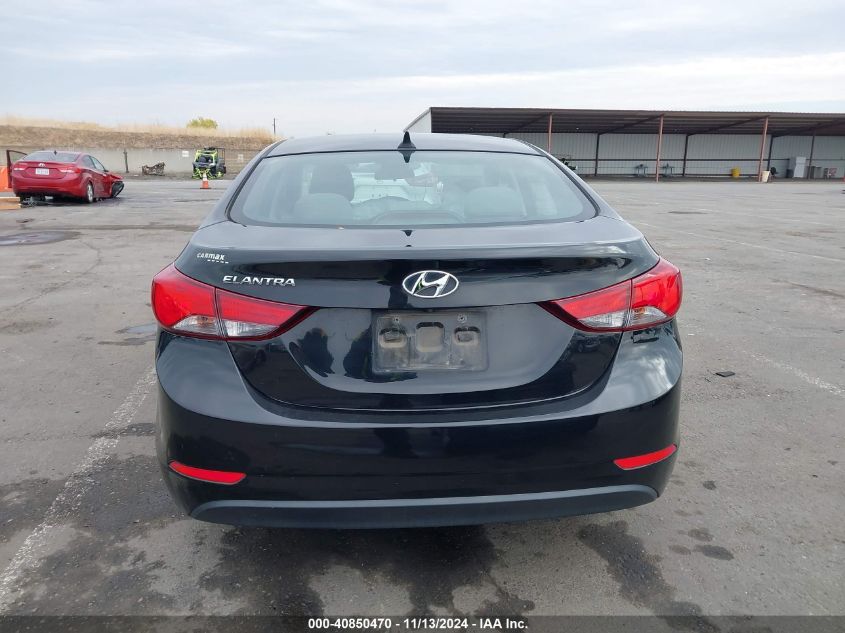 2015 Hyundai Elantra Se VIN: 5NPDH4AE9FH568674 Lot: 40850470