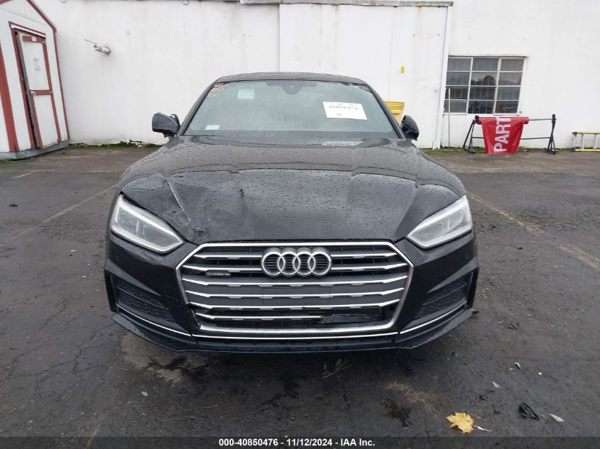 2018 Audi A5 2.0T Premium VIN: WAUENCF56JA009175 Lot: 40850476