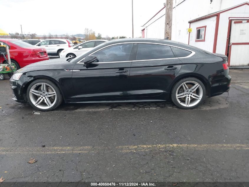 2018 Audi A5 2.0T Premium VIN: WAUENCF56JA009175 Lot: 40850476