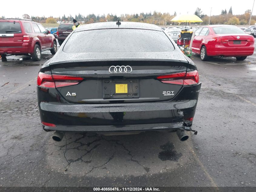 2018 Audi A5 2.0T Premium VIN: WAUENCF56JA009175 Lot: 40850476