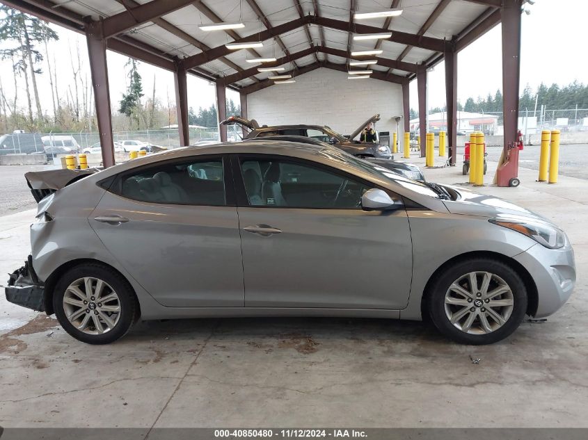 2014 Hyundai Elantra Se VIN: KMHDH4AE6EU042325 Lot: 40850480