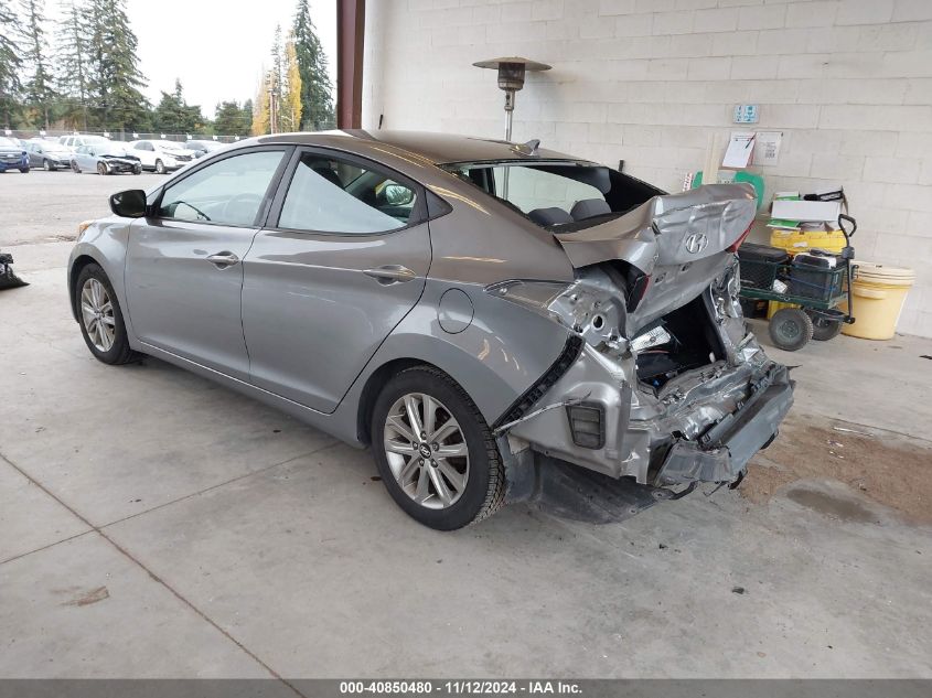 2014 Hyundai Elantra Se VIN: KMHDH4AE6EU042325 Lot: 40850480