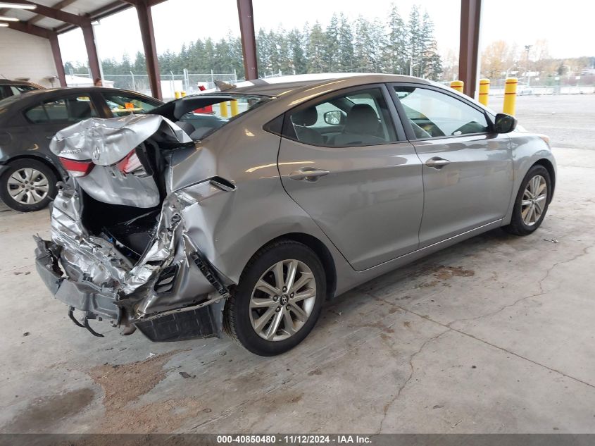 2014 Hyundai Elantra Se VIN: KMHDH4AE6EU042325 Lot: 40850480