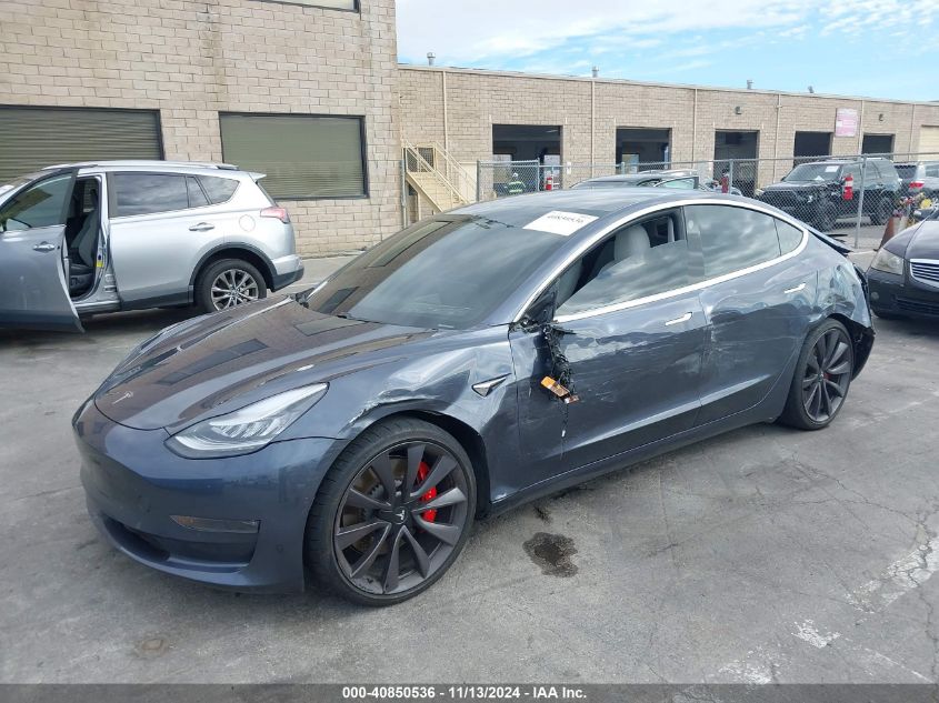 VIN 5YJ3E1EC9LF641774 2020 Tesla Model 3, Performan... no.2