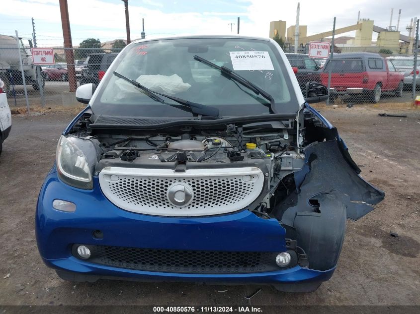 2016 Smart Fortwo Passion/Prime/Proxy/Pure VIN: WMEFJ5DA2GK069098 Lot: 40850576