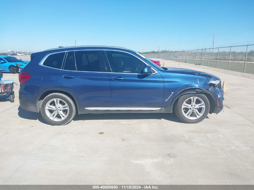 2019 BMW X3 Sdrive30I VIN: 5UXTR7C54KLF30400 Lot: 40850650