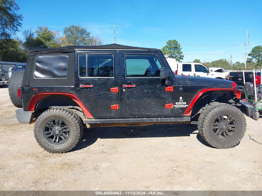 2010 Jeep Wrangler Unlimited Sport VIN: 1J4BA3H14AL209160 Lot: 40850663