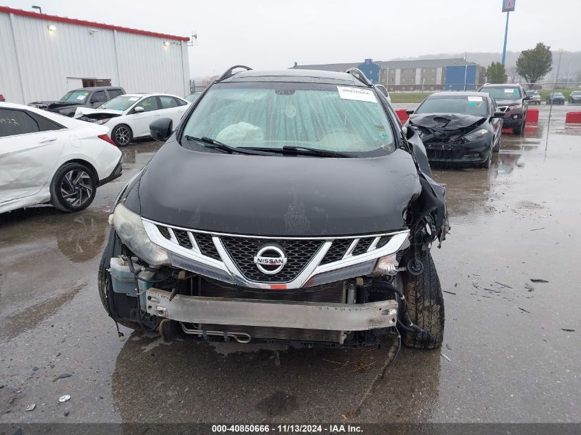 2014 Nissan Murano Sl VIN: JN8AZ1MW7EW517948 Lot: 40850666