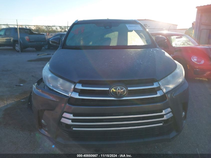 2018 Toyota Highlander Xle VIN: 5TDKZRFH4JS529918 Lot: 40850667