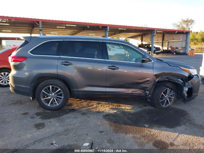 2018 Toyota Highlander Xle VIN: 5TDKZRFH4JS529918 Lot: 40850667