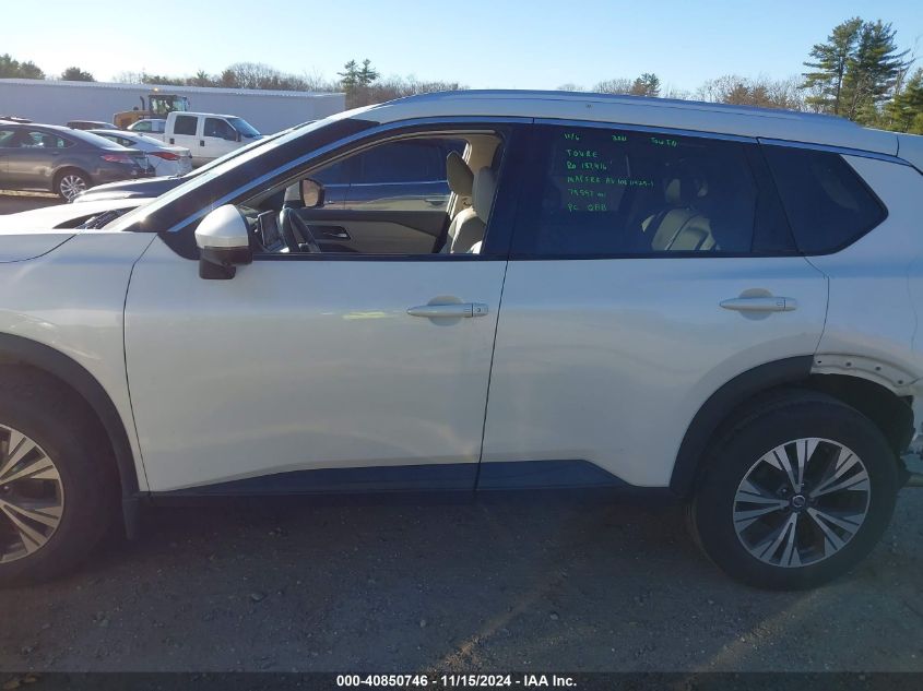 2021 Nissan Rogue Sv Intelligent Awd VIN: JN8AT3BB0MW204770 Lot: 40850746