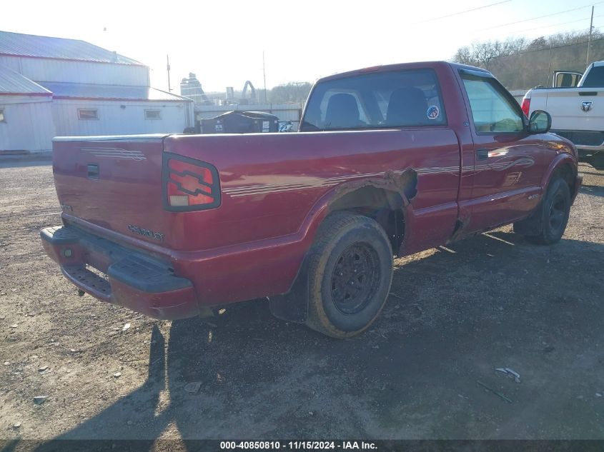 1998 Chevrolet S-10 Ls Fleetside VIN: 1GCCS1443WK213077 Lot: 40850810