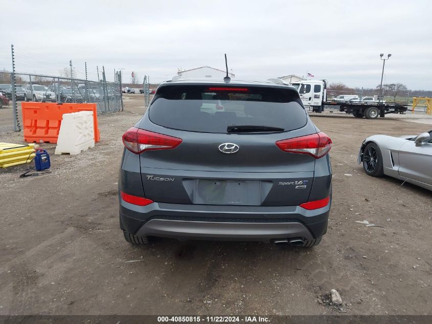 2016 Hyundai Tucson Sport VIN: KM8J3CA25GU205860 Lot: 40850815