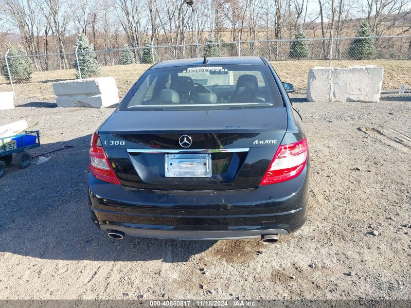 2011 Mercedes-Benz C 300 Luxury 4Matic/Sport 4Matic VIN: WDDGF8BB3BR147301 Lot: 40850817