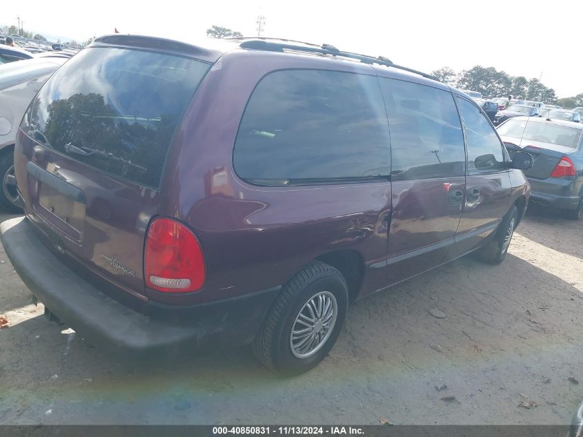 2000 Chrysler Grand Voyager VIN: 2C4GJ24GXYR809618 Lot: 40850831