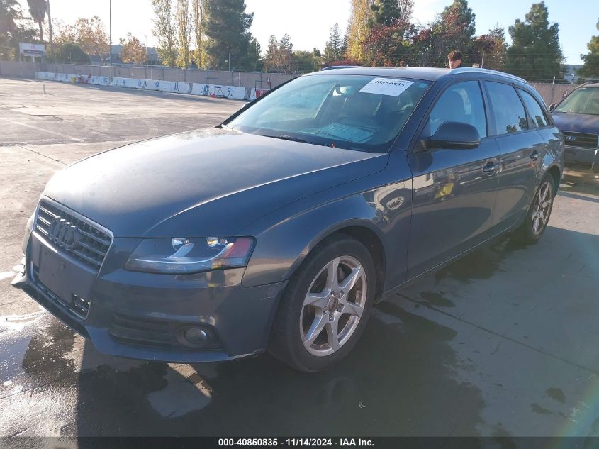 2009 Audi A4 2.0T Avant VIN: WAUVF78K49A177626 Lot: 40850835