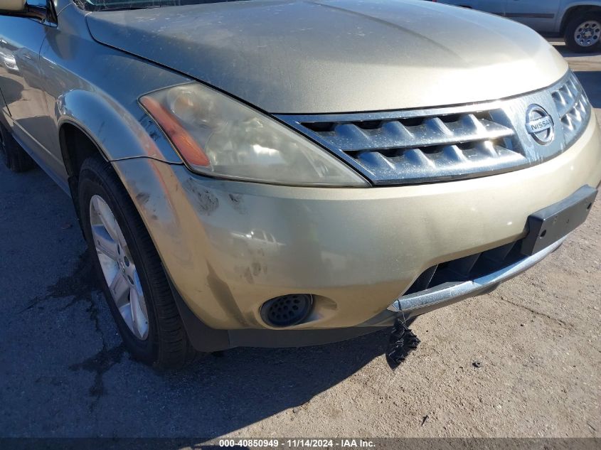 2007 Nissan Murano S VIN: JN8AZ08W47W649525 Lot: 40850949