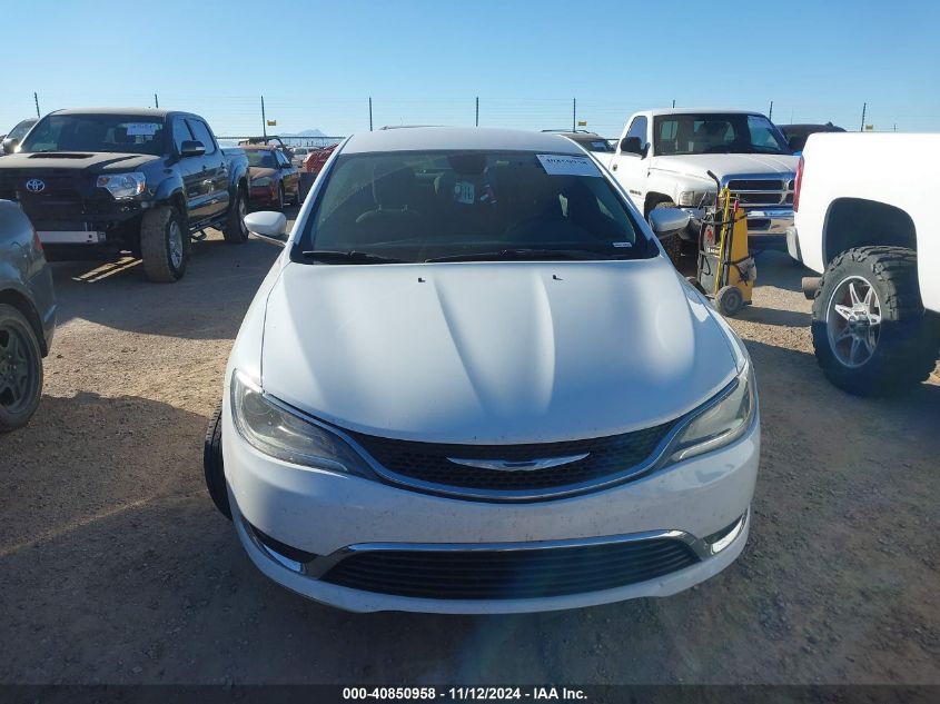 2016 Chrysler 200 Limited VIN: 1C3CCCAB1GN110692 Lot: 40850958