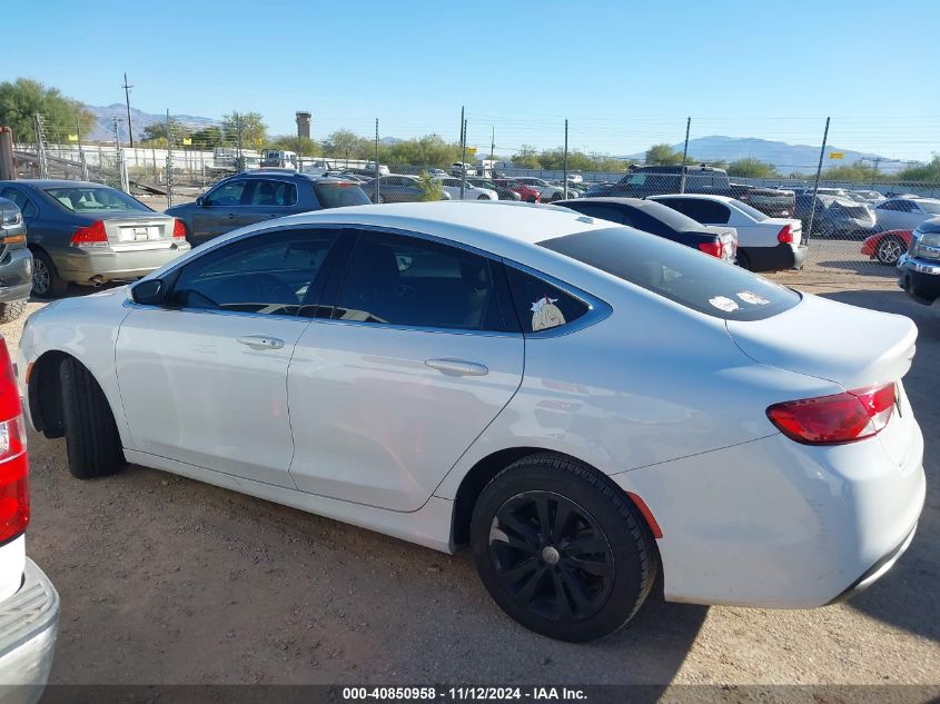 2016 Chrysler 200 Limited VIN: 1C3CCCAB1GN110692 Lot: 40850958