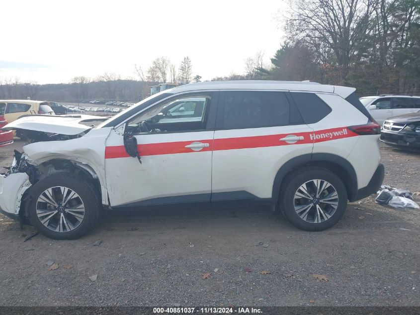 2022 Nissan Rogue Sv Intelligent Awd VIN: 5N1BT3BB5NC702008 Lot: 40851037