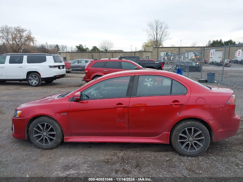 2017 Mitsubishi Lancer Es VIN: JA32U2FU4HU005238 Lot: 40851046