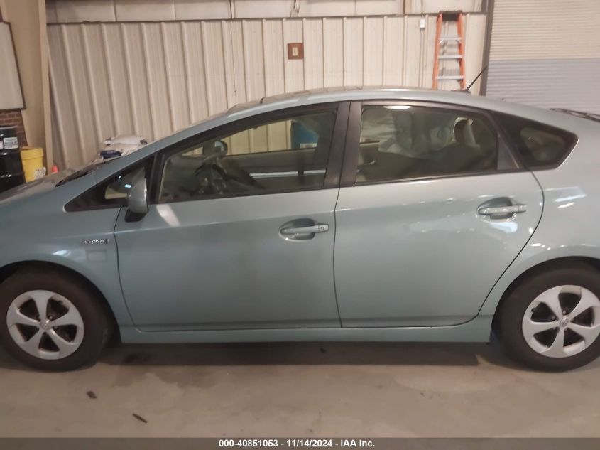 2013 Toyota Prius Three VIN: JTDKN3DU7D1670427 Lot: 40851053