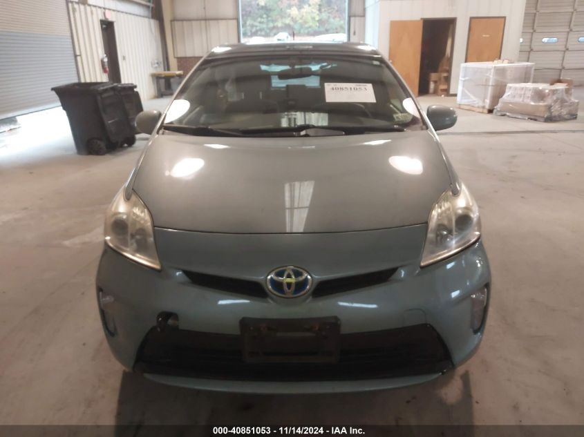 2013 Toyota Prius Three VIN: JTDKN3DU7D1670427 Lot: 40851053