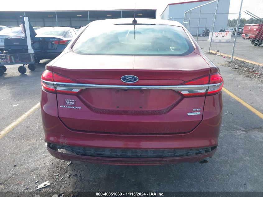 2017 Ford Fusion Se VIN: 3FA6P0HD3HR115495 Lot: 40851069